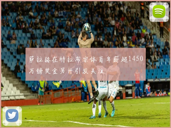 萨拉赫在特拉布宗体育年薪超1450万镑奖金另计引发关注